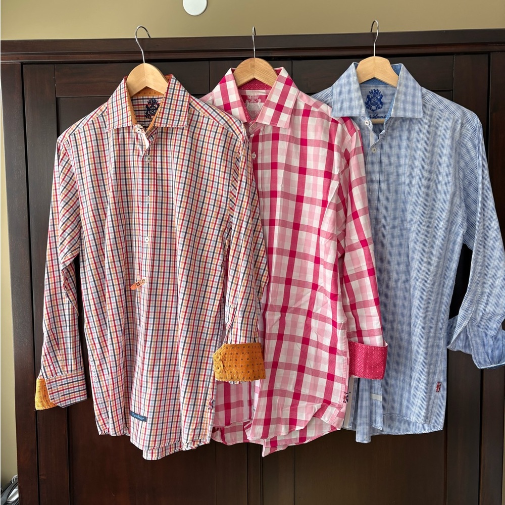 English Laundry Men’s Button-Down Shirts (Set of 3)